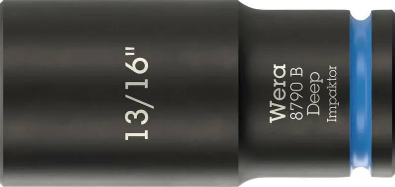 Wera 8790 B Impaktor Deep 05005573001 Außen-Sechskant Steckschlüsseleinsatz 13/16 13/16 3/8 fra Wera – produktbillede