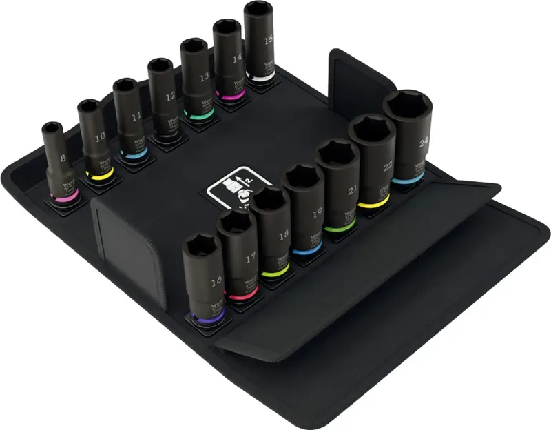 Wera 8790 B Impaktor Deep Set 1 Steckschlüsselsatz metrisch 14teilig 05005580001 by Wera – product image
