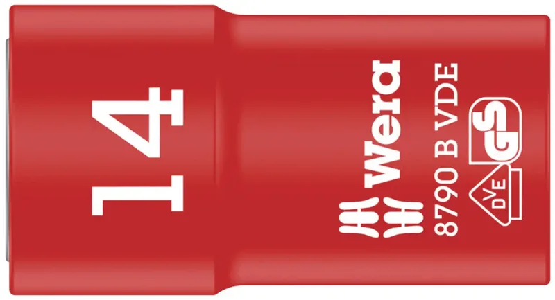 Wera 8790 B VDE 05004958001 Außen-Sechskant VDE-Steckschlüsseleinsatz 14 mm 14 3/8 (10 mm) by Wera – product image