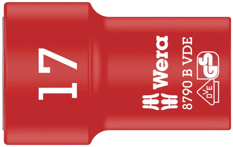 Wera 8790 B VDE 05004961001 Außen-Sechskant VDE-Steckschlüsseleinsatz 17 mm 17 mm 3/8 (10 mm) de Wera – image du produit