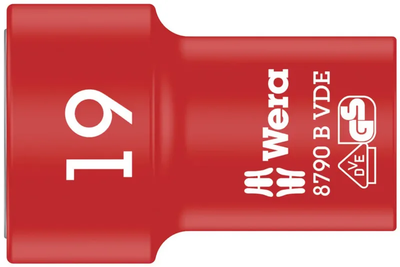 Wera 8790 B VDE 05004963001 Außen-Sechskant Steckschlüsseleinsatz 19 mm 3/8 (10 mm) von Wera – Produktbild