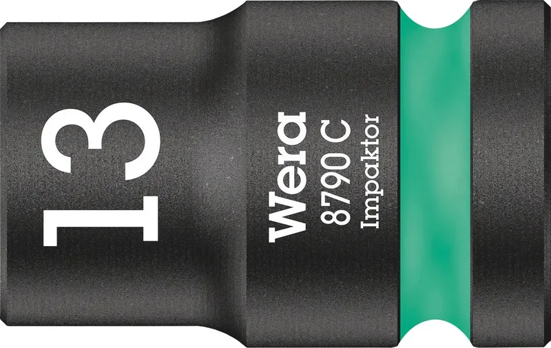 Wera 8790 C Impaktor 05004570001 Außen-Sechskant Steckschlüsseleinsatz 13 mm 1/2 13 mm 1 Stück 1/2 de Wera – image du produit