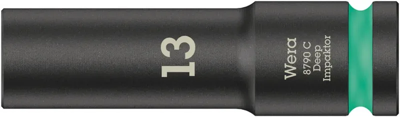 Wera 8790 C Impaktor Deep 05004830001 Innen-Sechskant Steckschlüsseleinsatz 13 mm 1/2 13 mm 1/2 (12.5 mm) fra Wera – produktbillede 1 af 2