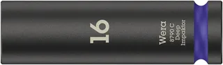 Wera 8790 C Impaktor Deep 05004833001 Innen-Sechskant Steckschlüsseleinsatz 16 mm 1/2 (12.5 mm) de Wera – image du produit 1 sur 2