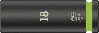 Wera 8790 C Impaktor Deep 05004835001 Innen-Sechskant Steckschlüsseleinsatz 18 mm 1/2 1/2 (12.5 mm) de Wera – image du produit 1 sur 2