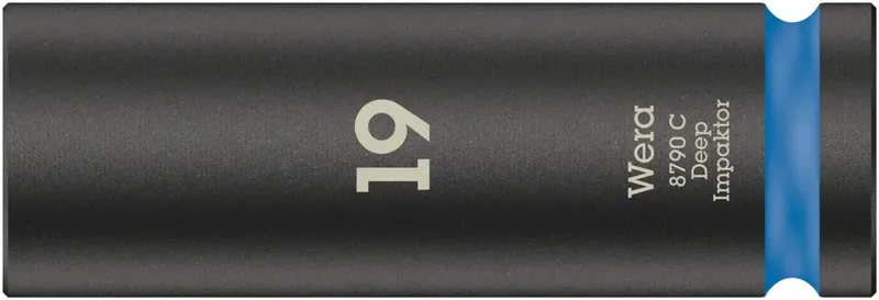Wera 8790 C Impaktor Deep 05004836001 Innen-Sechskant Steckschlüsseleinsatz 19 mm 1/2 1/2 (12.5 mm) de Wera – image du produit 1 sur 2