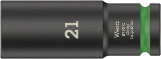 Wera 8790 C Impaktor Deep 05004837001 Innen-Sechskant Steckschlüsseleinsatz 21 mm 21 mm 1/2 (12.5 mm) von Wera – Produktbild 1 von 2