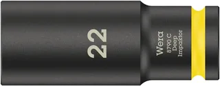 Wera 8790 C Impaktor Deep 05004838001 Innen-Sechskant Steckschlüsseleinsatz 22 mm 1/2 22 mm 1/2 (12.5 mm) by Wera – product image 1 of 2