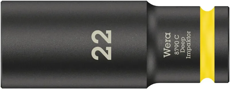 Wera 8790 C Impaktor Deep 05004838001 Innen-Sechskant Steckschlüsseleinsatz 22 mm 1/2 22 mm 1/2 (12.5 mm) by Wera – product image 1 of 2