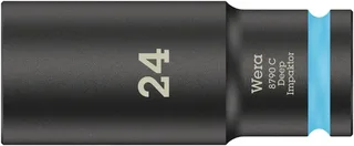 Wera 8790 C Impaktor Deep 05004839001 Innen-Sechskant Steckschlüsseleinsatz 24 mm 1/2 24 mm 1/2 (12.5 mm) de Wera – image du produit 1 sur 2