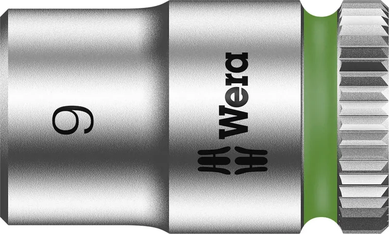 Douille 6 pans extérieurs 9 mm Longueur: 23 mm Wera 05003508001 Propulseur: 1/4 (6.3 mm) 1 pc(s) de Wera – image du produit