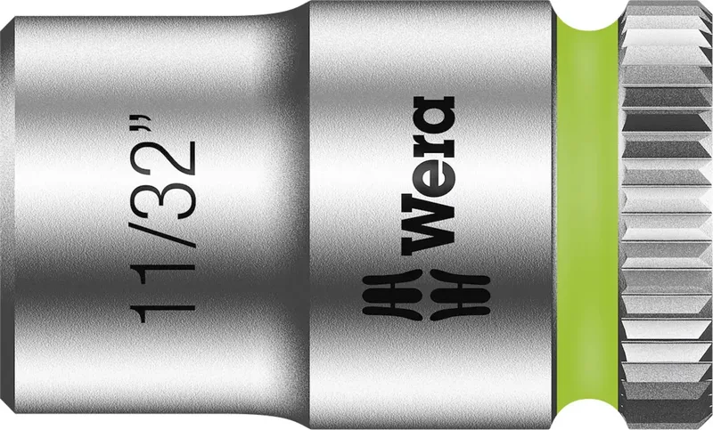 Wera 8790 HMA 05003519001 Außen-Sechskant Steckschlüsseleinsatz 6.3 mm 11/32 11/32 1/4 (6.3 mm) von Wera – Produktbild