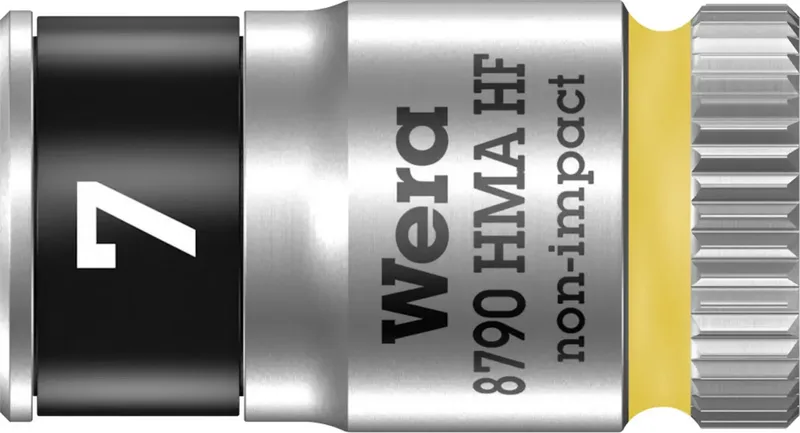 Wera 8790 HMA 05003722001 Außen-Sechskant Steckschlüsseleinsatz Haltefunktion 7 mm 1/4 1/4 (6.3 mm) de Wera – image du produit