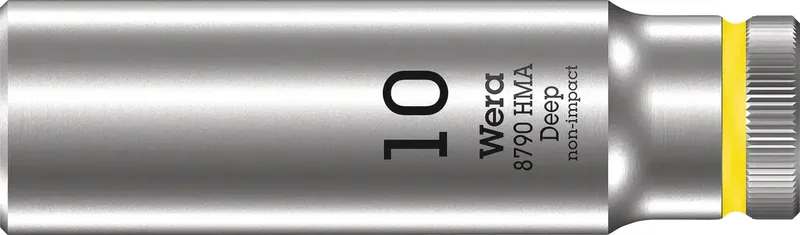 Wera 8790 HMA Deep 05004507001 Sechskant Steckschlüsseleinsatz 10 mm 10 mm 1 Stück 1/4 de Wera – image du produit