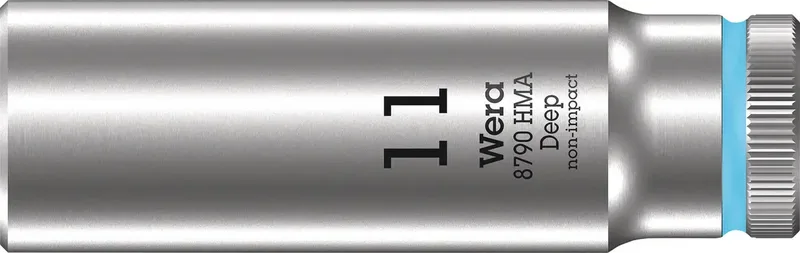 Wera 8790 HMA Deep 05004508001 Sechskant Steckschlüsseleinsatz 11 mm 1/4 11 mm 1 Stück 1/4 de Wera – image du produit