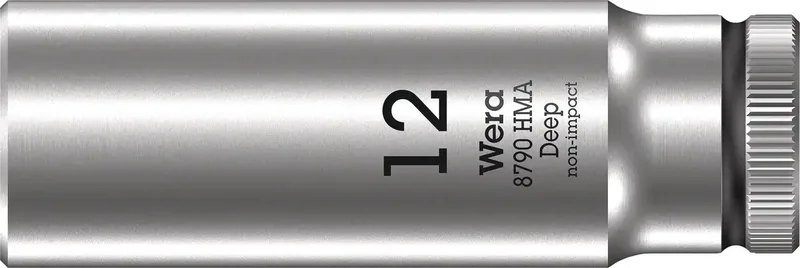 Wera 8790 HMA Deep 05004509001 Steckschlüsseleinsatz 12 mm 1 Stück 1/4 de Wera – image du produit