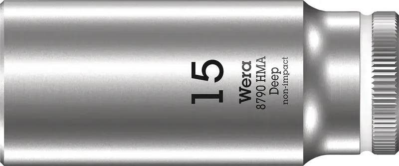 Wera 8790 HMA Deep 05004512001 Außen-Sechskant Steckschlüsseleinsatz 15 mm 1/4 1 Stück 1/4 by Wera – product image