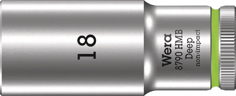 Douille Wera 05004540001 1 pièce hexagonal 18 mm 3/8 18 mm 3/8 1 pc(s) de Wera – image du produit