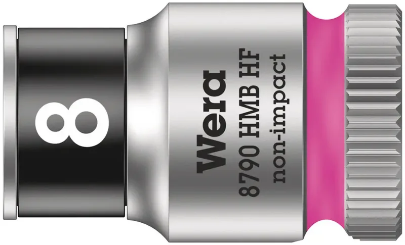 Wera 8790 HMB HF 05003742001 Außen-Sechskant Steckschlüsseleinsatz Haltefunktion 8 mm 3/8 3/8 (10 mm) von Wera – Produktbild