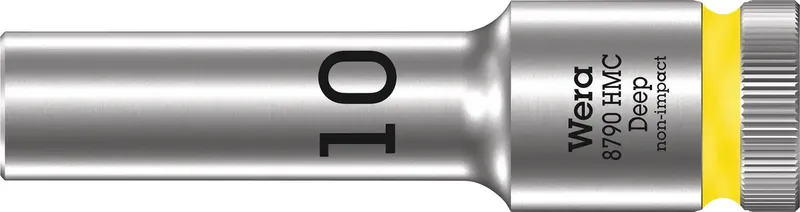 Wera 8790 HMC Deep 05004550001 Steckschlüsseleinsatz 10 mm 1 Stück 1/2 de Wera – image du produit