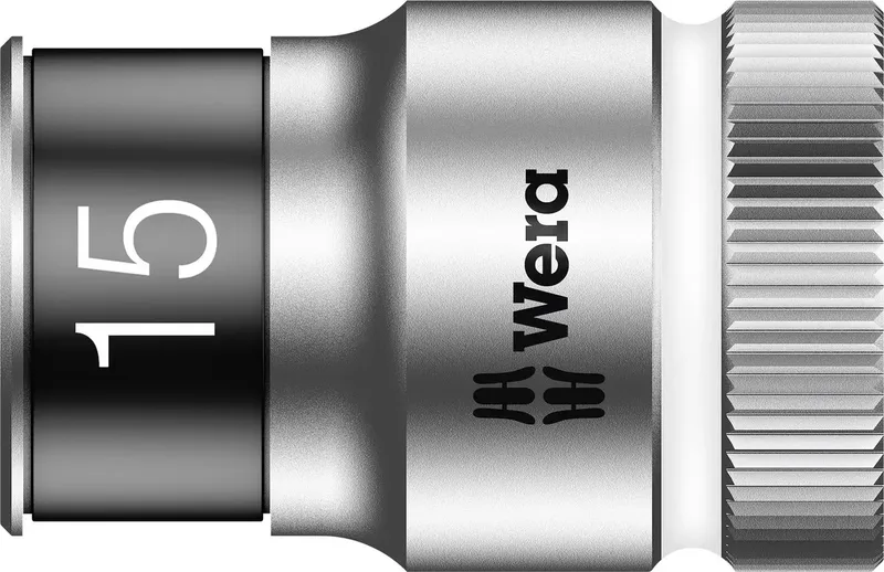 Wera 8790 HMC HF 05003735001 Außen-Sechskant Steckschlüsseleinsatz Haltefunktion 15 mm 1/2 1/2 (12.5 mm) de Wera – image du produit