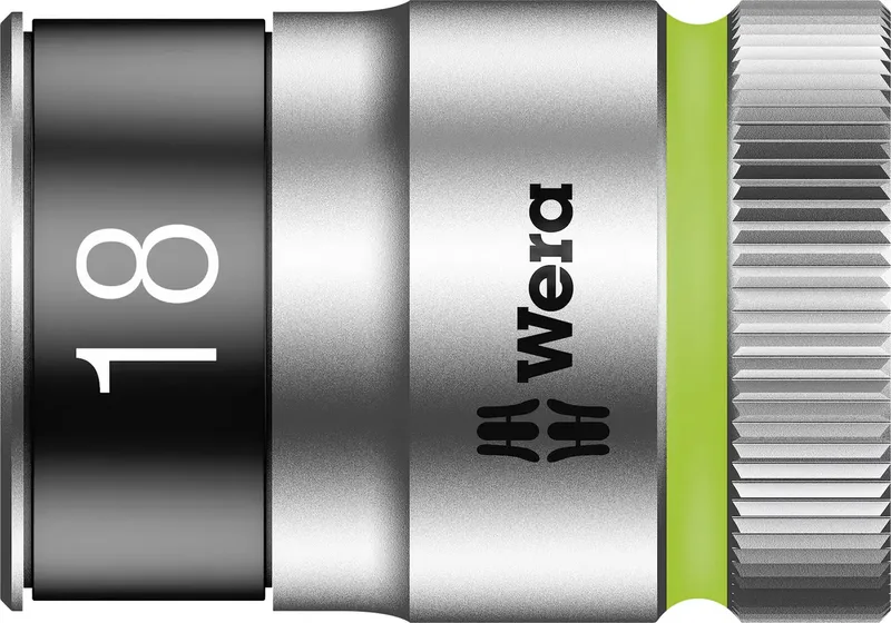 Douille 6 pans extérieurs 18 mm Longueur: 37 mm Wera 05003738001 Propulseur: 1/2 (12.5 mm) 1 pc(s) de Wera – image du produit