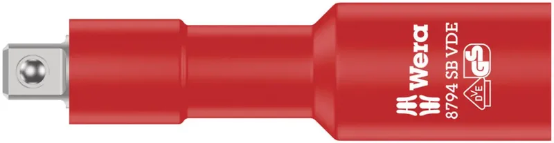 Wera 8794 SB VDE Zyklop 05004964001 Steckschlüssel-Verlängerung 10 mm 3/8 Zoll Antrieb 3/8 (10 mm) 91 mm 1 St. fra Wera – produktbillede