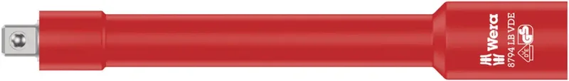 Wera 8794 SB VDE Zyklop 05004965001 Rallonge 10 mm 3/8 pouces Propulseur 3/8 (10 mm) 166 mm 1 pc(s) de Wera – image du produit