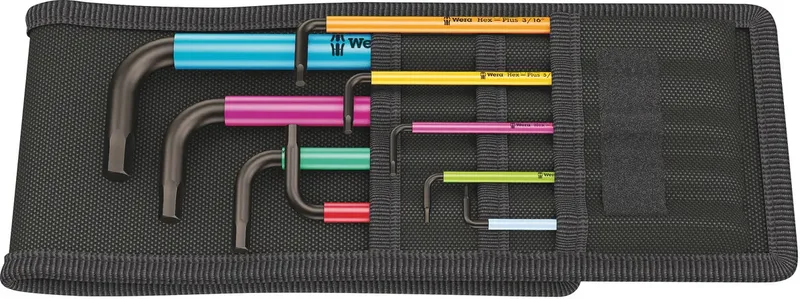 Winkelschraubendreher-Satz 950/9 HexPlus Multicolour Imperial 1 von Wera – Produktbild 1 von 5