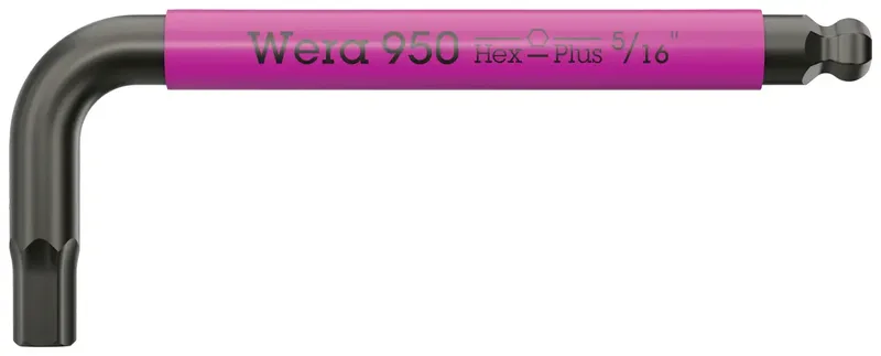 Wera 950 SPKS Multicolour Clé mâle coudée 5/16 pouces 1 pièce de Wera – image du produit