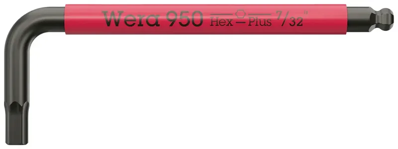 Wera 950 SPKS Multicolour 6 pans intérieurs Clé mâle coudée 7/32 pouces 7/32 1 pièce de Wera – image du produit
