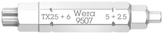 Wera 9507 SB 4-in-1 Bit 2 05073202001 Embout 6 pans 1 pièce 6 pans intérieurs de Wera – image du produit 1 sur 2