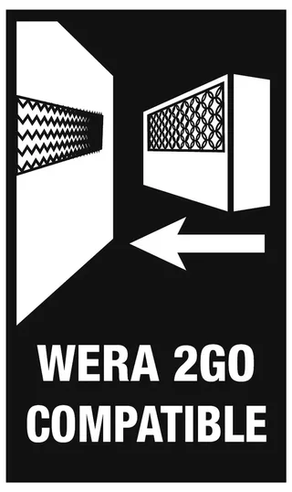 Wera 9596 Zyklop Mini 2 Set 1 05136428001 Werkzeugtasche unbestückt (B x H x T) 130 x 35 x 80 mm van Wera – productafbeelding 2 van 2