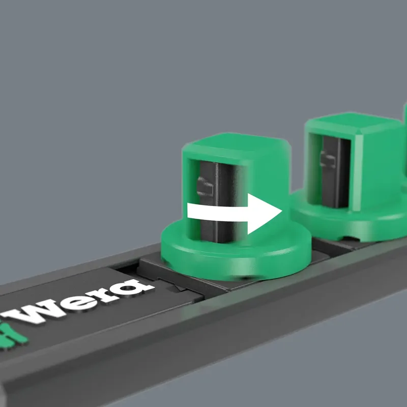 Wera 9608 Nuss-Magnetleiste B Impaktor Imperial 1 Steckschlüsselsatz zöllig 3/8 10teilig 05005452001 von Wera – Produktbild 3 von 3