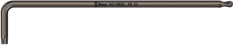 Wera 967 PKXL stiftsleutel - lang - torx - t27 x 172mm de Wera, Kleurloos – image du produit