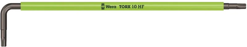 Wera 967 SXL HF multicolour stiftsleutel - vasthoudfunctie - lang - torx - t10 x 112mm de Wera, Kleurloos – image du produit