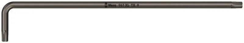 Wera 967 XL 6 pans intérieurs (TX) Clé mâle coudée T 9 de Wera – image du produit