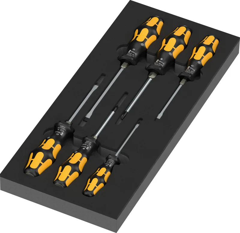 Wera 97112 Schaumstoffeinlage Kraftform Schraubmeißel Serie 900 Set 1 mit Werkzeug 7-tlg. by Wera – product image