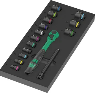 Wera 9724 Jeu de douilles 3/8 16 pièces 05150114001 de Wera – image du produit 1 sur 3