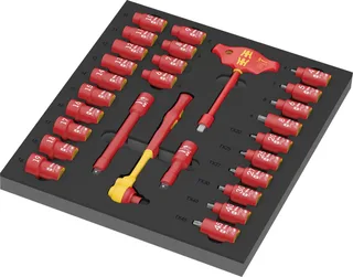 Wera 9726 Steckschlüsseleinsatz-Set 3/8 28teilig 05150116001 by Wera – product image 1 of 3