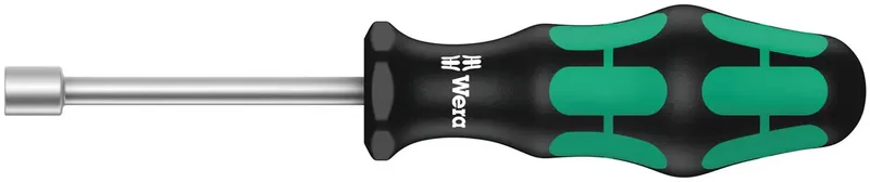 Tournevis à douille Wera 395 05029506001 Taille (métrique): 11.1 mm Largeur sur pans (en pouces): 7/16 pouces Longueur de la lame: 80 mm de Wera – image du produit