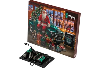 Merkloos Adventskalender Gereedschap Set 2026 - 24 Delen van Wera, Zwart – productafbeelding 1 van 6