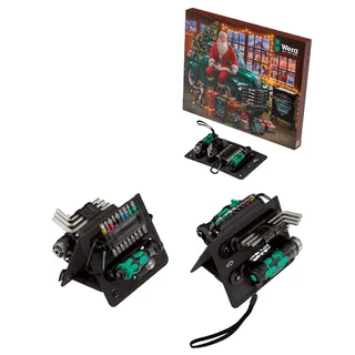 Merkloos Adventskalender Gereedschap Set 2026 - 24 Delen van Wera, Zwart – productafbeelding 2 van 6