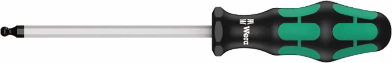 Zeskant Kogelkop-schroevendraaier SW 1,5X 60 MM de Wera, Kleurloos – image du produit