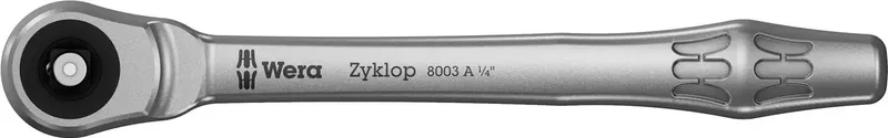 Zyklop Metal 8003 A 05004003001 Cliquet réversible 1/4 (6.3 mm) 141 mm de Wera – image du produit 3 sur 3