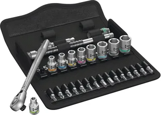 Zyklop Metal 8100 SA 8 Steckschlüsselsatz metrisch 1/4 (6.3 mm) 28teilig 1173672 by Wera – product image 1 of 3