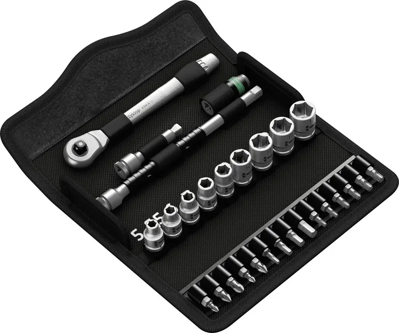 Zyklop Metal 8100 SA 8 Steckschlüsselsatz metrisch 1/4 (6.3 mm) 28teilig 1173672 by Wera – product image 3 of 3