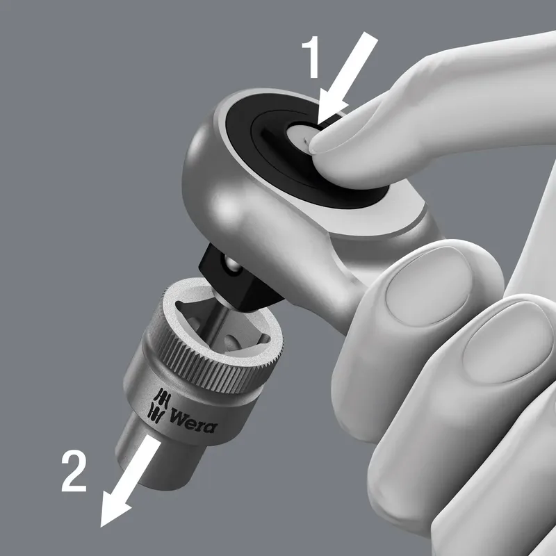 Zyklop Metal 8100 SB 7 Steckschlüsselsatz metrisch 3/8 (10 mm) 29teilig 05004047001 van Wera – productafbeelding 2 van 3