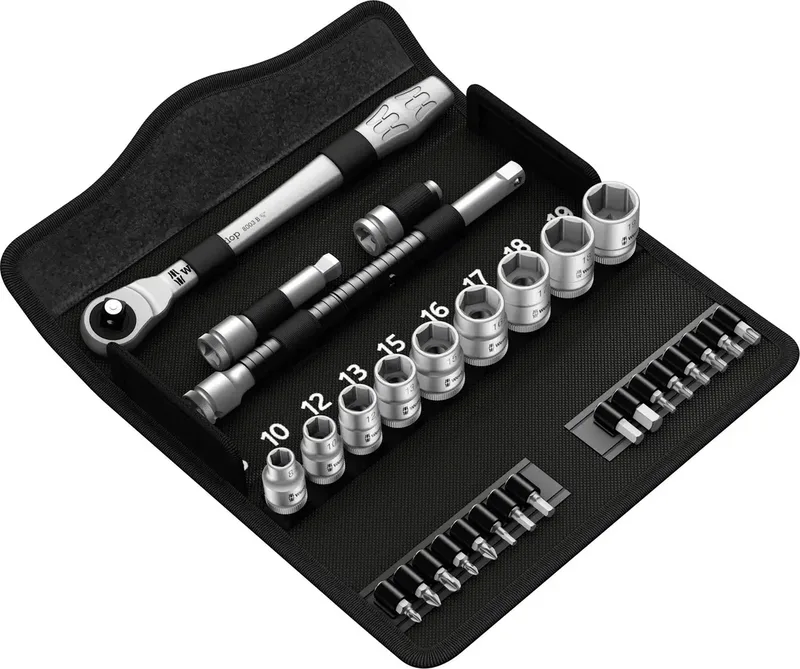 Zyklop Metal 8100 SB 7 Steckschlüsselsatz metrisch 3/8 (10 mm) 29teilig 05004047001 van Wera – productafbeelding 3 van 3
