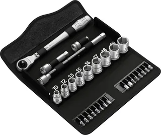 Zyklop Metal 8100 SB 8 Steckschlüsselsatz metrisch 3/8 (10 mm) 29teilig 05004048001 van Wera – productafbeelding 3 van 3